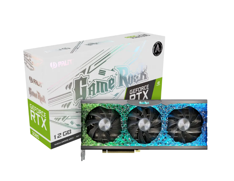 OUTLET Placa de Video Palit NVIDIA GeForce RTX 3080 GameRock 12GB GDDR6