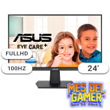 MES GAMER Monitor ASUS VA24EHF-J 24 IPS 100Hz HDMI Sin Bordes