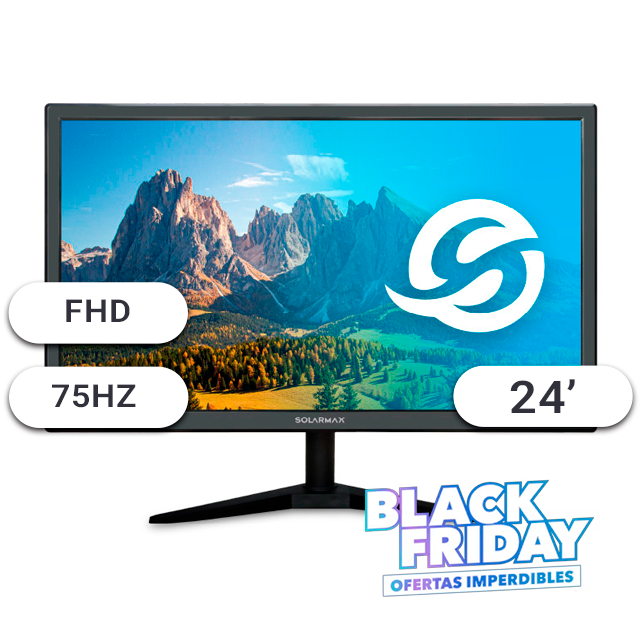BLACK FRIDAY Monitor Solarmax SX24F2 24 FHD 75Hz VGA/HDMI