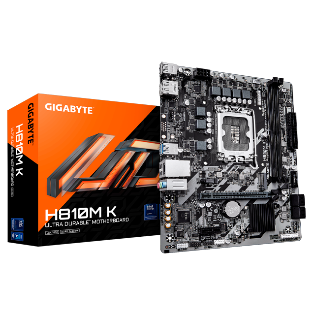 Mother Gigabyte H810M K 1.0 DDR5 LGA1851