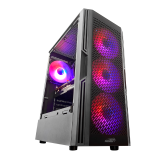 Gabinete Sentey Hunter Black Templado 4x12cm ARGB