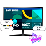 CYBER DAYS Monitor Samsung LED 27 Curvo LS27D366 100Hz