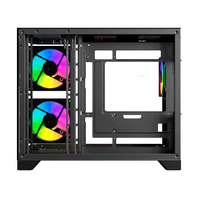 Gabinete Sentey A20 PWM Black Templado 3x12Cm ARGB