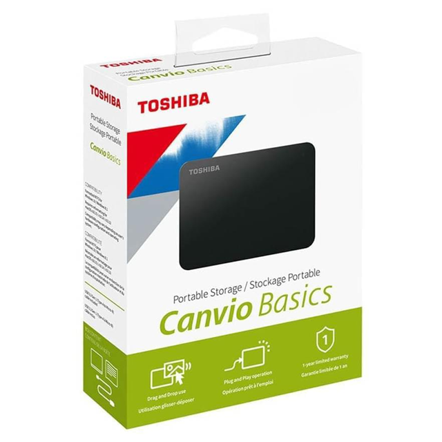 Disco Externo Toshiba 4TB Canvio Basics USB 3.0