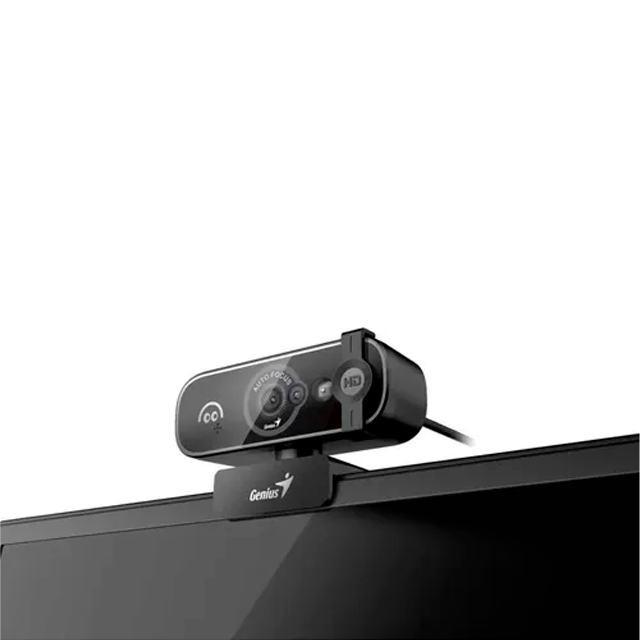 Webcam Genius Facecam Open Reconocimiento Facial Windows Hello Auto Foco Full HD 1080p USB C/A