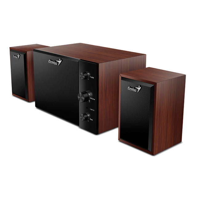 OUTLET Parlantes Genius SW 2.1 350 10w Madera
