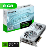 Placa de Video Gigabyte NVIDIA GeForce RTX 5060 EAGLE OC ICE 8Gb GDDR7