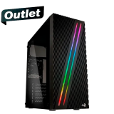 OUTLET Gabinete Aerocool Streak Iluminación Frontal 1x8cm