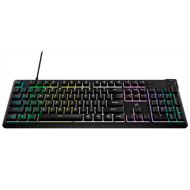 Teclado Corsair K55 Core TKL RGB Cableado