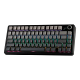 Teclado Aula F75 Max Wireless Black Degradé Mecánico 75% Rainbow RGB Switch Reaper