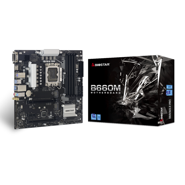 Mother Biostar B660MX-E DDR4 (12va Gen) LGA1700