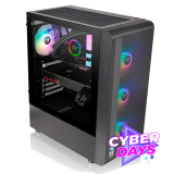 CYBER DAYS Gabinete Thermaltake S200 Templado Black ARGB 3x12cm