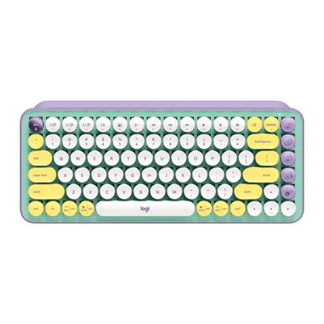 Teclado Logitech Pop Keys Mecanico Fresh Vibes Inalámbrico 920-010714
