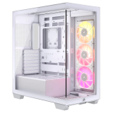 GABINETE CORSAIR ICUE LINK 3500X TEMPLADO WHITE 3X120MM RGB