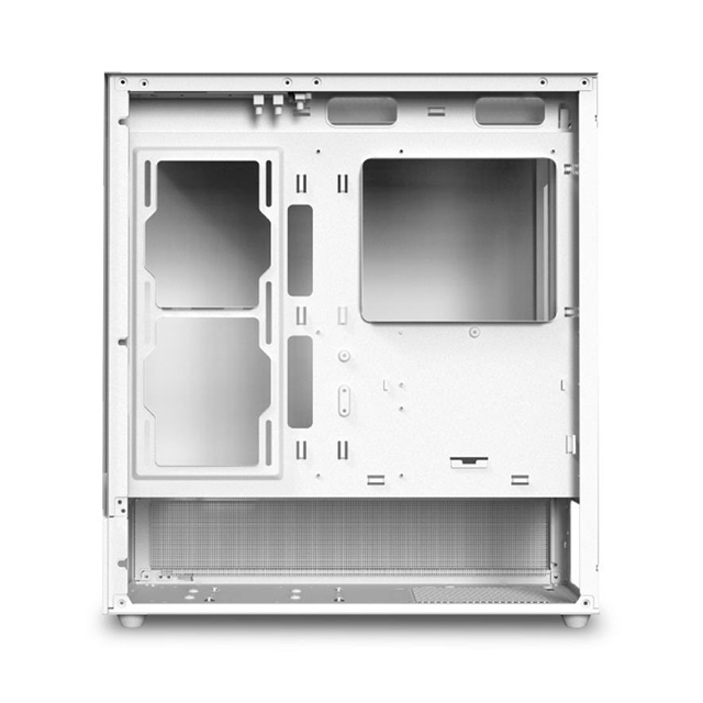 Gabinete Solarmax W930 White Templado 3x120mm ARGB