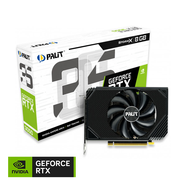 Placa de Video Palit NVIDIA GeForce RTX 3050 STORMX 8GB GDDR6