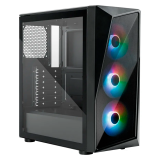 GABINETE COOLER MASTER CMP 520 BLACK MESH ARGB 3X12CM