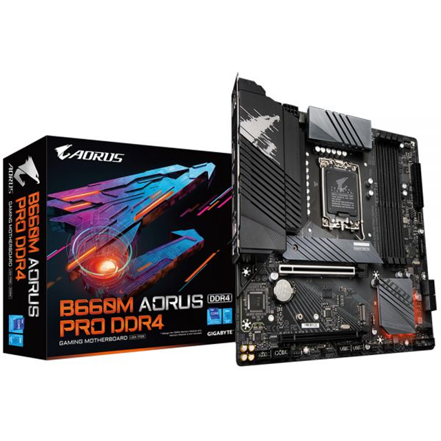 Mother Gigabyte B660M AORUS PRO DDR4 (12va Gen) LGA1700