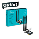 OUTLET Placa de Red TP-Link T5E PCIE Dual Band AC1200 + Bluetooth 4.2
