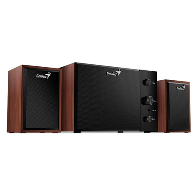 Parlantes Genius SW-G 2.1 350 10w Madera