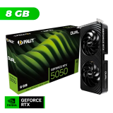 NAVIDAD PLACA DE VIDEO PALIT NVIDIA GEFORCE RTX 5050 DUAL 8GB GDDR6