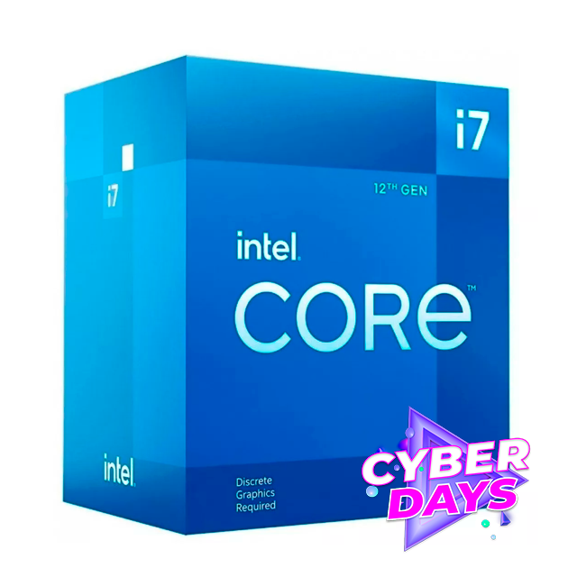 CYBER DAYS Micro Intel Core I7 12700F 12 Núcleos / 20 Threads 4.9Ghz (12va Gen) LGA1700