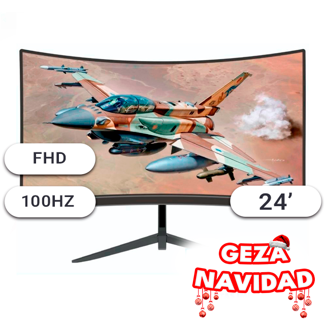 NAVIDAD Monitor Gamer Solarmax SX24C7 24 100Hz Curvo