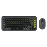 Kit Teclado y Mouse Logitech Pop Icon Graphite Wireless 920-013052