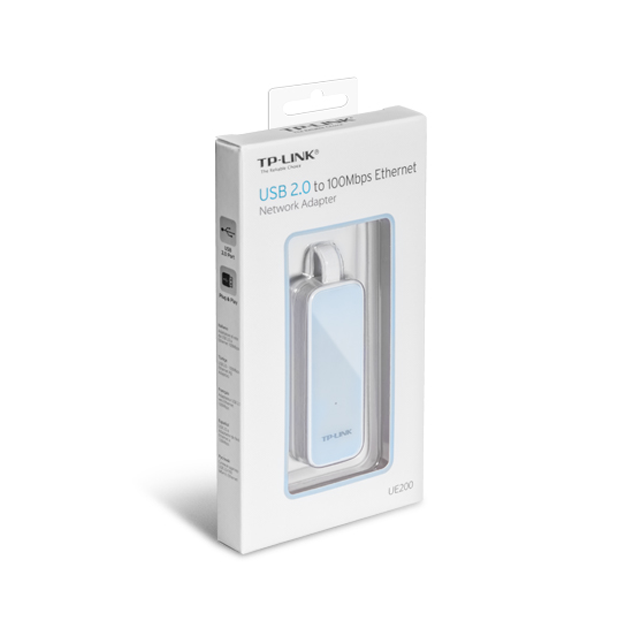 Adaptador TP-Link UE200 USB 2.0 a RJ45 Ethernet