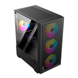 Gabinete Sentey H12 Hollow Mesh Templado 4x12cm FRGB