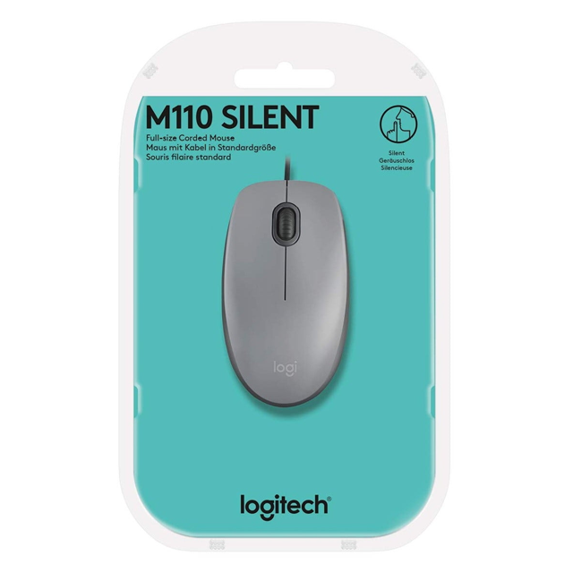 Mouse Logitech M110 Silent Grey USB