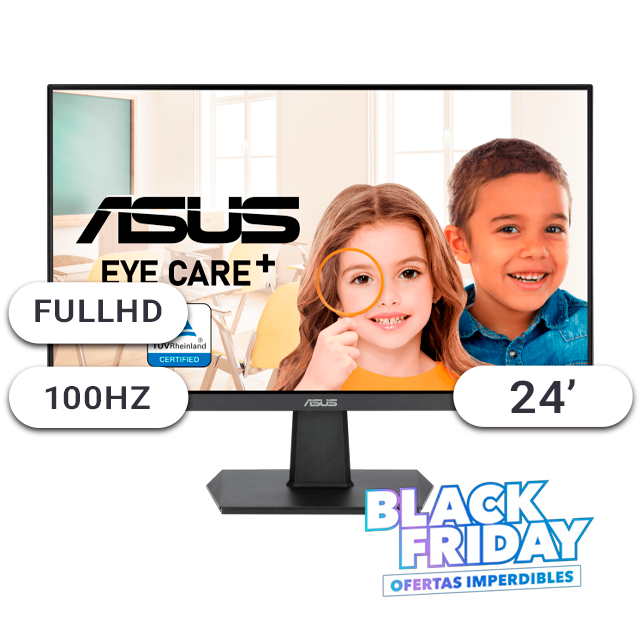 BLACK FRIDAY Monitor ASUS VA24EHF-J 24 IPS 100Hz HDMI Sin Bordes