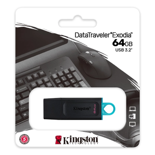 Pendrive Kingston 64Gb DTX/64 USB 3.2