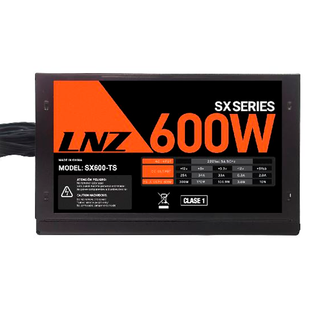 Fuente LNZ SX600-TS 600W ATX