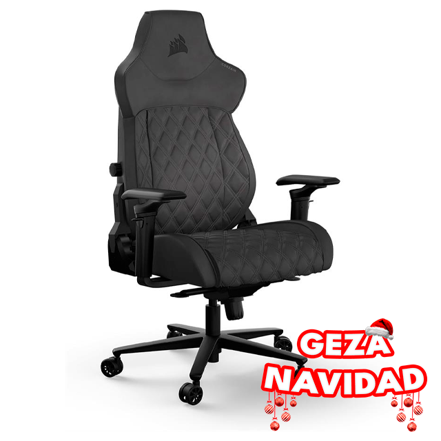 NAVIDAD Silla Gamer Corsair TC500 LUXE Shadow Negra