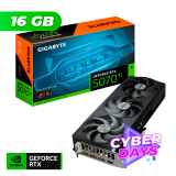 CYBER DAYS Placa de Video Gigabyte NVIDIA GeForce RTX 5070 TI EAGLE OC SFF 16Gb GDDR7 + ARC Raiders Bundle