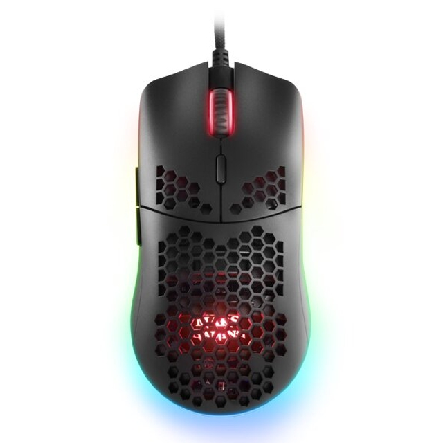 Mouse Gamer Mars Gaming MMAX Black Ultralight 12400 DPI USB