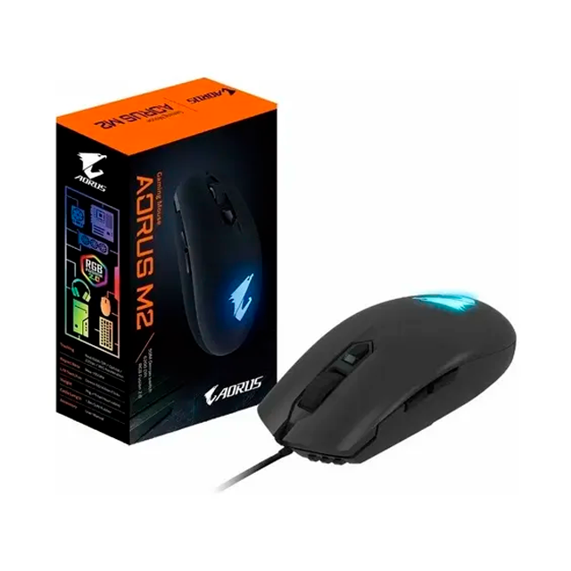 Mouse Gigabyte Aorus M2 RGB 6200 DPI