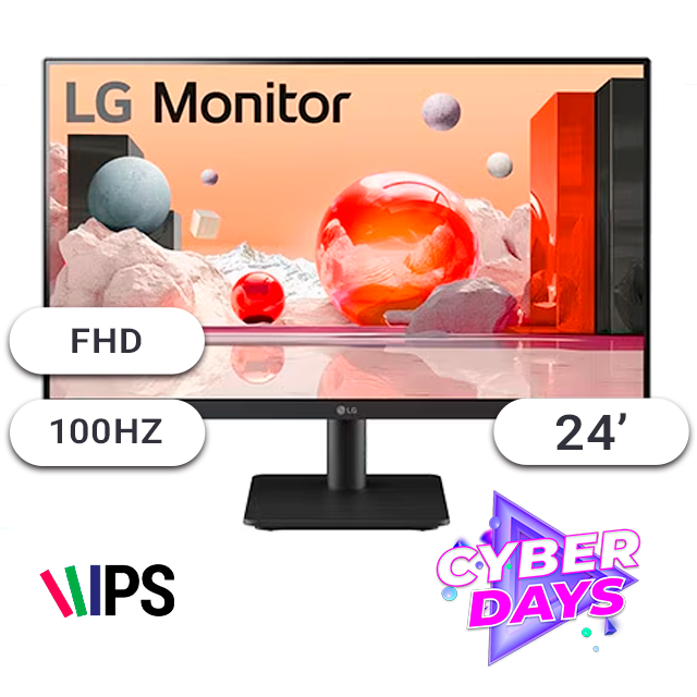 CYBER DAYS Monitor LG LED 24 24MS500 IPS 100Hz Borderless FreeSync HDMI