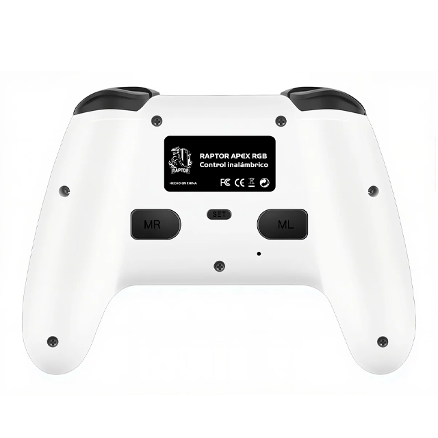 Gamepad Joystick Raptor Apex White PC/PS3/PS4 Wireless Bluetooth