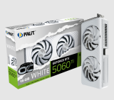 Placa de Video Palit NVIDIA GeForce RTX 5060 TI White OC 16GB GDDR7