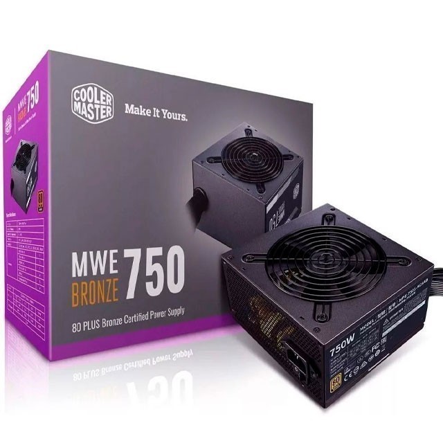 Fuente Cooler Master MWE V2 750W 80 Plus Bronze