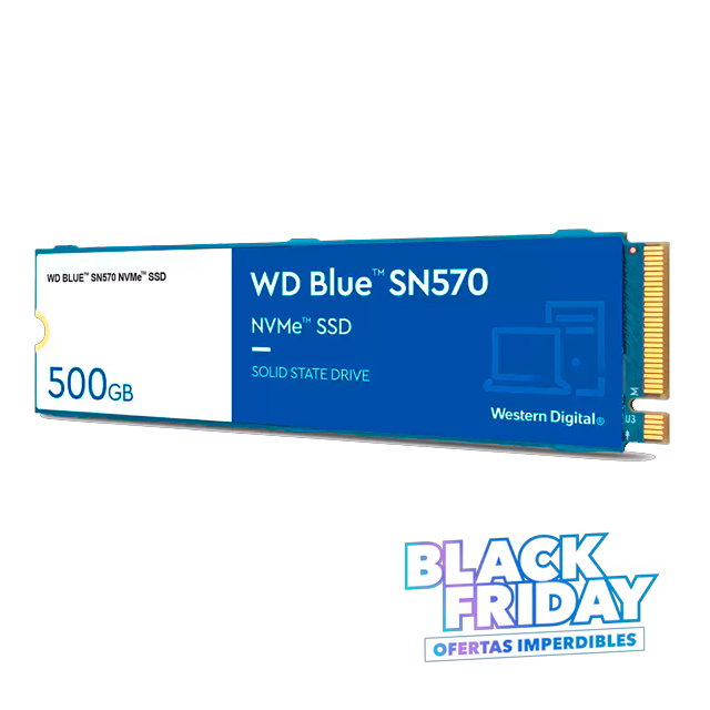 BLACK FRIDAY Disco SSD M2 WD Blue 500Gb SN570 NVME