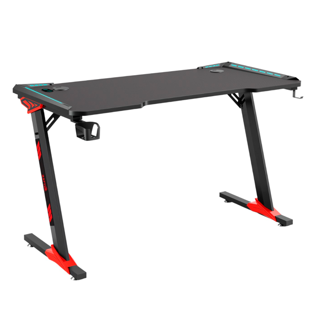 Escritorio Gamer Raptor Glow Station SE RGB USB Portavasos + Soporte Auriculares
