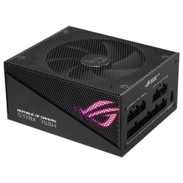 Fuente ASUS ROG STRIX AURA 750W ARGB 80 Plus Gold ATX 3.0 PCIe 5.0 Full Modular