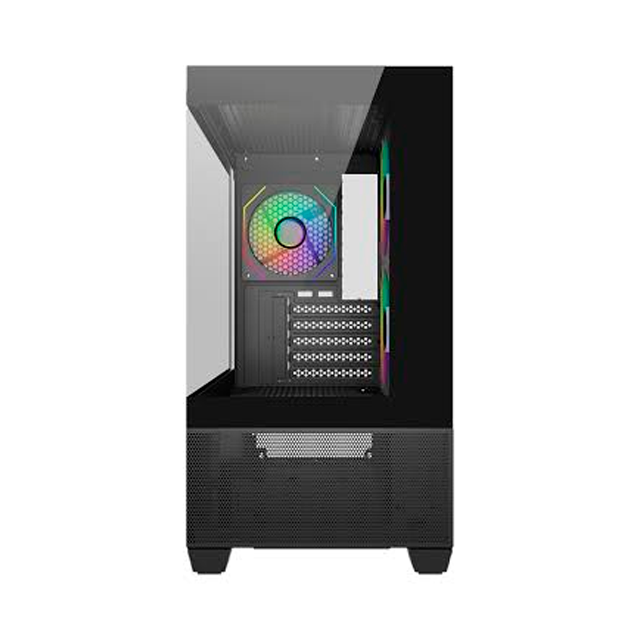 Gabinete Cooler Master 490 Elite Templado USB-C 3x120mm ARGB