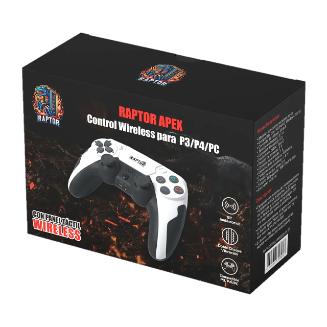 Gamepad Joystick Raptor Apex Black PC/PS3/PS4 Wireless USB