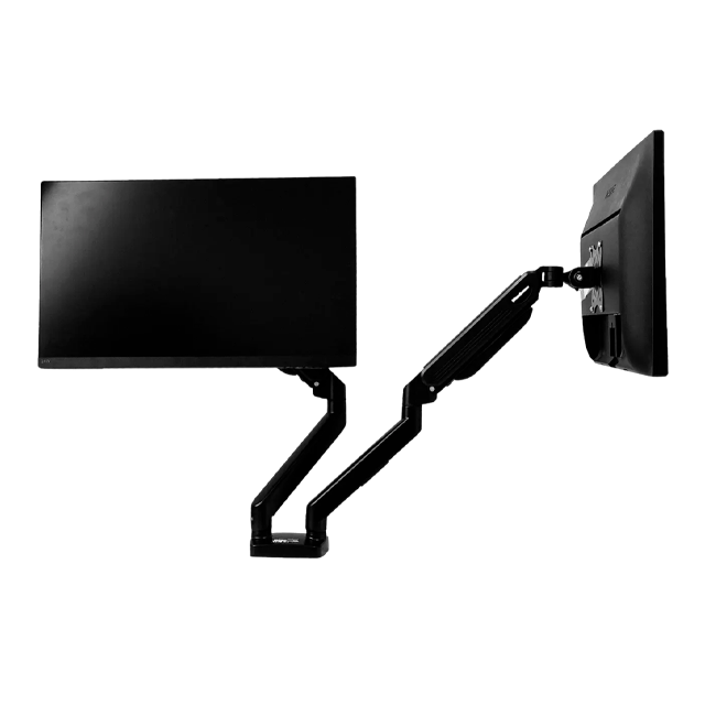 Soporte Monitor Fantech ProMount MBD1 Black a Gas Doble Brazo Hasta 32'' VESA