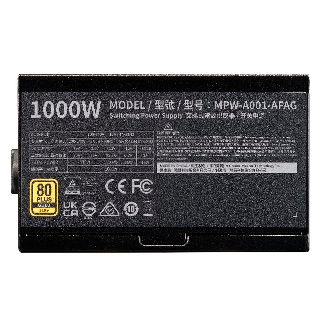 Fuente Cooler Master Elite Gold 1000 1000W 80 Plus Gold Full Modular ATX 3.1 PCIe 5.1
