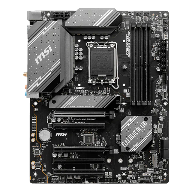 Mother MSI B760 GAMING PLUS WIFI DDR5 (12/13/14va Gen) LGA1700